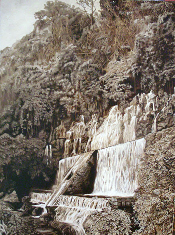 Hydroelectric dam in Juayua, El Salvadore by L. W. Harvey 